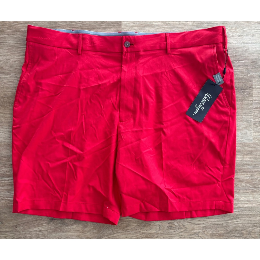 NWT Men's Walter Hagen P11 USA Golf Shorts - 42 Waist/9" Inseam - Positive Red